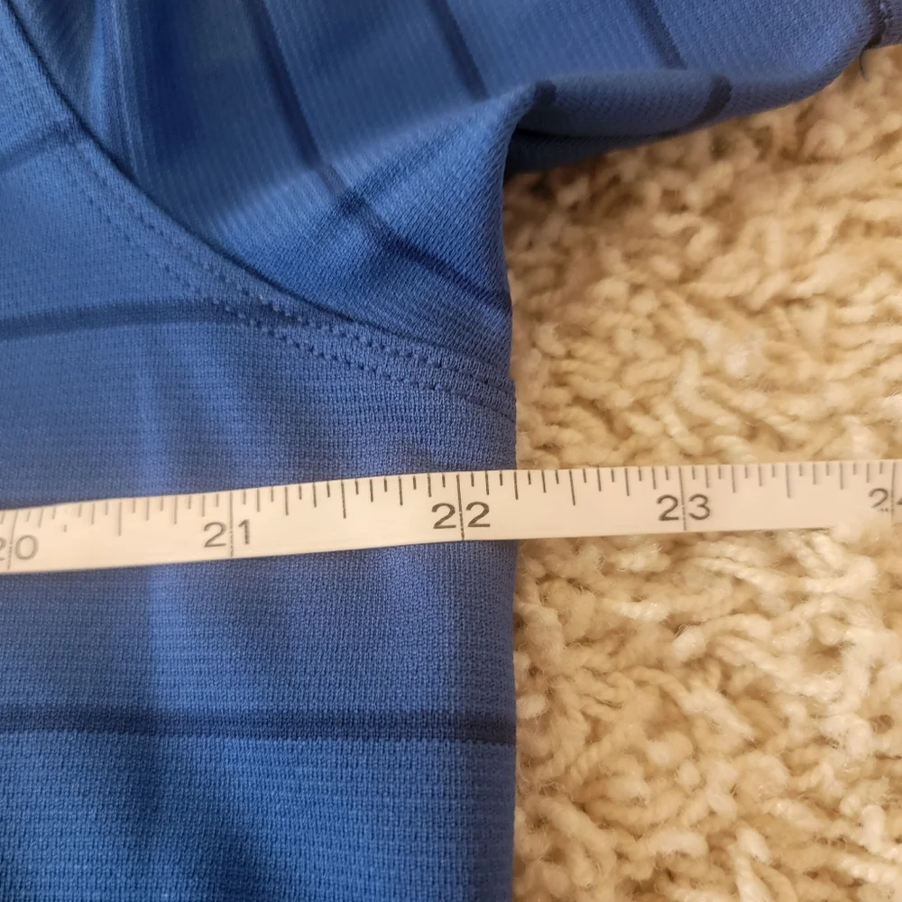 Nike Colts Dri Fit Striped Polo Blue On Field Size Medium NWT